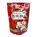 Mayde Shu Shin Bou Snowflake Cake, Taiwanese Snacks, Strawberry Condensed Milk Flavor, 18 count, 1 pack