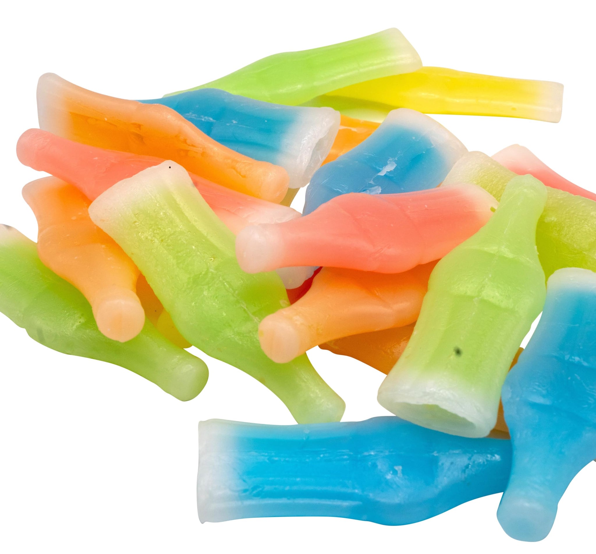 Wax Candy Bottles - 1 lb Bulk Bag of Retro Mini Drinks - A Nostalgic Chewy Novelty Treat for Kids and Parties