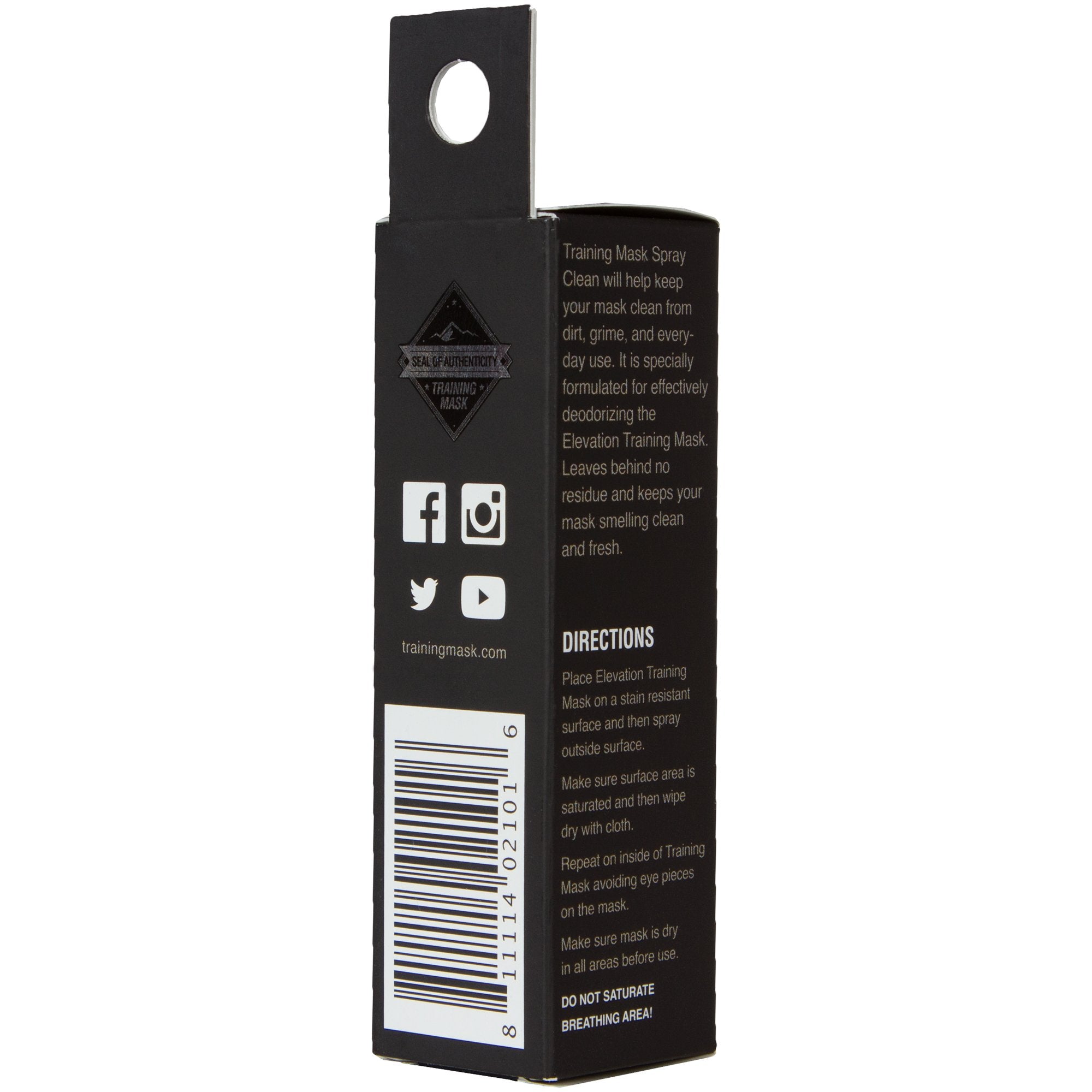 Training Mask 1oz Mask Cleaning Spray