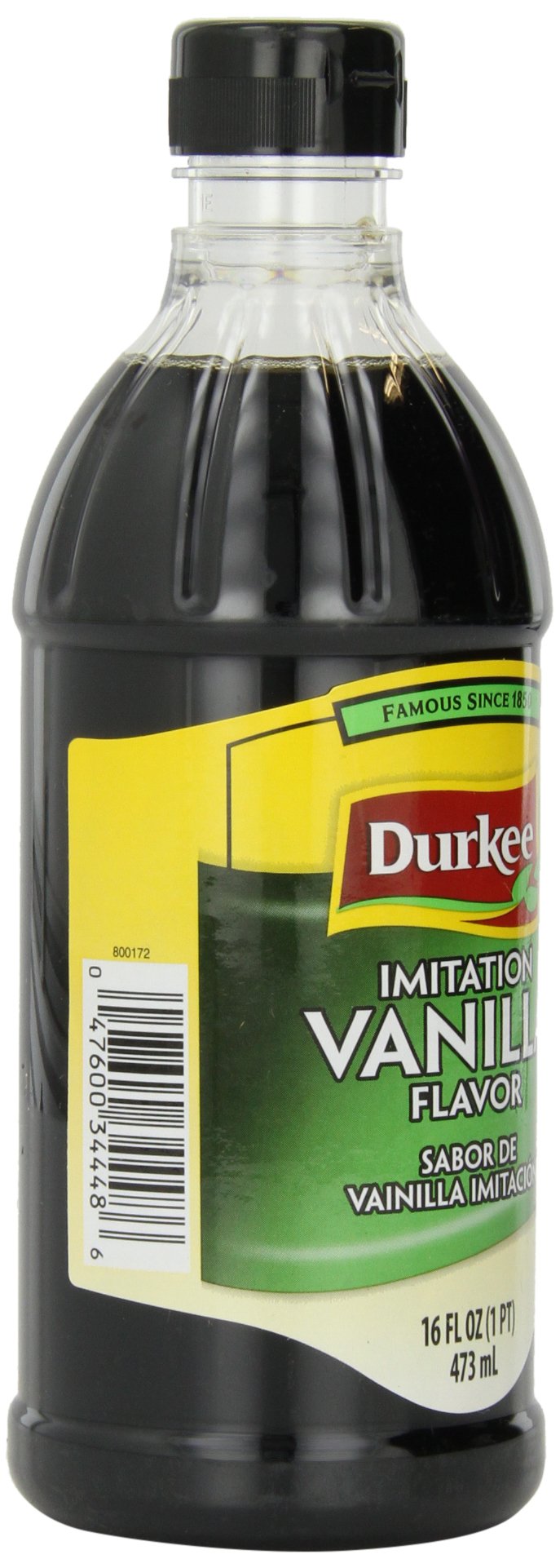 Durkee Vanilla Flavor Imitation, 16-Ounce Container (Pack of 6)