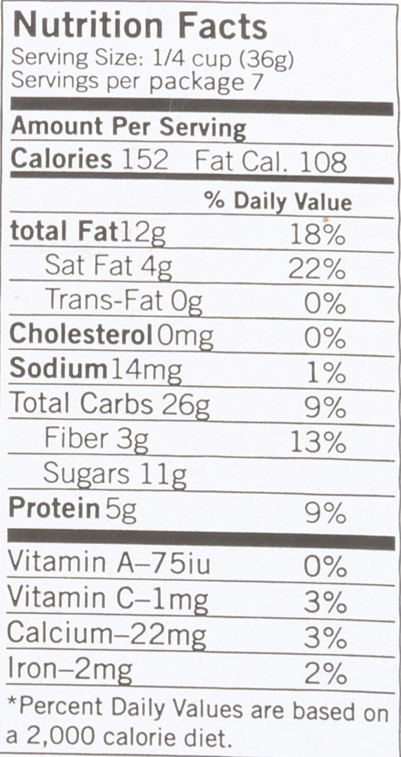 Bungalow Picnic Company Dark Chocolate Sunflower Granola, 9 OZ