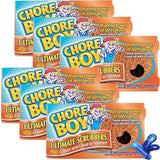 Chore Boy Heavy Duty Copper Scrubber for Pots and Pans 2 pk - Dish Scrub Pad & Cast Iron Cleaner - Scouring Pads - Steel Wool Alternative - 6 Pack