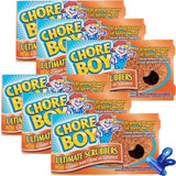 Chore Boy Heavy Duty Copper Scrubber for Pots and Pans 2 pk - Dish Scrub Pad & Cast Iron Cleaner - Scouring Pads - Steel Wool Alternative - 6 Pack