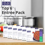 HMR Pasta Picks Entrée Pack, 6 Ready-to-Eat High Protein Meals