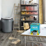 Neat Tall Kitchen 30 Gallon Drawstring Trash Bags - (MEGA 120 COUNT) - Triple Ply Fortified, Eco-Friendly 50% Recycled Material, Neutralize+ Odor