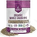 Great River Milling Organic Whole Grain Rye Berries | High-Fiber, Nutrient-Rich Ancient Grain | Non-GMO, Kosher | Ideal for Baking, Sourdough, Salads