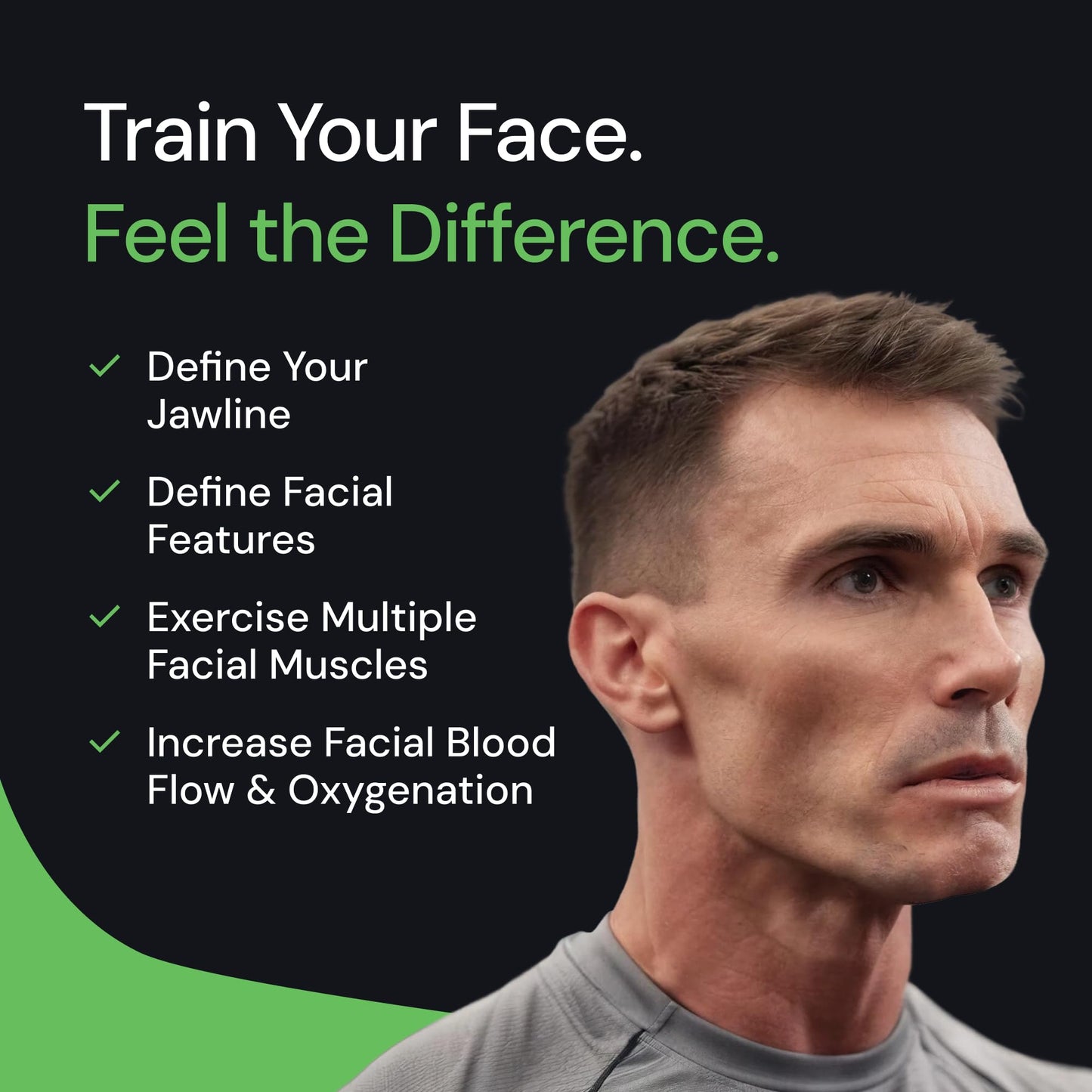 Mayena Jawline Max Gum (Mint) | Ultra-Hard Chewing Gum for High-Intensity Jaw Exercising (40pcs Pack) | Masseter Workout Gum | Helps Build Facial