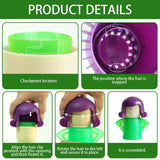 HORNO Angry Mama Microwave Oven Steam Cleaner and Disinfects With Vinegar and Water for Kitchens (Green)