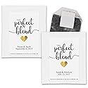 Best Day Ever Spot Tea Party Favors, Gold Heart Personalized Tea Bags, Bridal Shower Tea Bag Favors, Tea Wedding Favor, Tea Favors, Bridal Shower