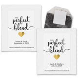 Best Day Ever Spot Tea Party Favors, Gold Heart Personalized Tea Bags, Bridal Shower Tea Bag Favors, Tea Wedding Favor, Tea Favors, Bridal Shower