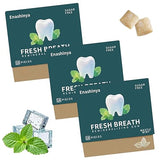 Remineralizing Gum-with Xylitol Hydroxyapatite Nano,Handcrafted Sugar-Free Frankincense Mint Gum, Sugar Aspartame Plastic Dye Gluten Free,Daily Oral