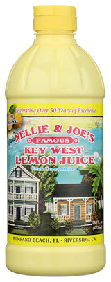 Nellie & Joe's, Key West Lemon Juice, 16 Fl Oz Bottle