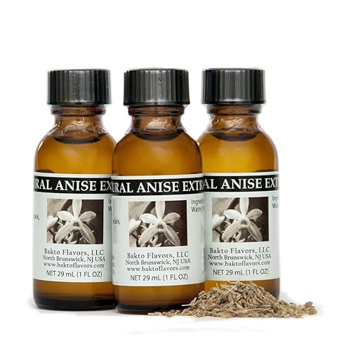 Bakto Flavors Natural Anise Extract (1 FL OZ) Pack of 3