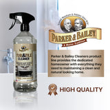 PARKER & BAILEY Tub & Tile Cleaner - Bathroom Cleaner Shower Cleaner Spray Tub Cleaner Soap Scum Remover for Shower Hard Water Stain Remover Household