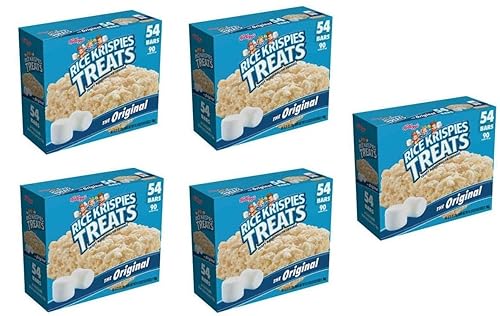 Rice Krispies Treats, Original Marshmallow, 5 Packages(54 Count Carton)
