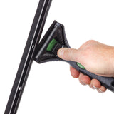 Unger Commercial Ergotec Ninja Squeegee with Channel and Rubber (Case of 5) - Professional Grade, Lightweight, Durable 18'' Squeegee for Window