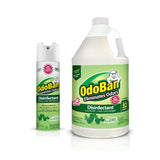 OdoBan Ready-to-Use Disinfectant and Odor Eliminator, Set of 2, 14.6 Ounce 360-Degree Continuous Spray Air Freshener and 1 Gallon Multi-Purpose