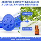 Air Jungles Shoe Deodorizer Balls 6 Ct, Ocean Scent, Odor Remover Balls for Sneakers, Gym Bags, Lockers, Closets, Hampers, and Drawers, Essential Oil