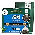 VAHDAM, Assam Exotic Black Tea Bags (100 Count) High Caffeine, Gluten Free, Full Bodied | Pyramid Tea Bags | Strong, Robust & Flavoury | Direct from