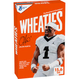 Wheaties Cereal, Breakfast of Champions, A'ja Wilson Cereal Box, 100% Whole Wheat Flakes, Good Source of Fiber, 15.6 oz