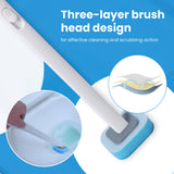 MIRACLEAN WizardFlush Toilet Brush Head Refill - Disposable Toilet Scrubber Refills - Removes Rust & Hard Water Stains - Toilet Bowl-Cleaner