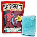 Sexy Firefighter Steamy Cotton Candy - Gourmet Candy Gifts for Women - Hot Fireman Gifts for Friends - Funny Gag Gifts for Ladies Christmas