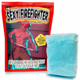 Sexy Firefighter Steamy Cotton Candy - Gourmet Candy Gifts for Women - Hot Fireman Gifts for Friends - Funny Gag Gifts for Ladies Christmas