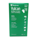 MEDICOM VULCAN NITRILE GLOVES, 150 COUNT X-Large