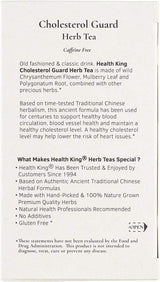Health King Cholesterol Guard Herb Tea, Teabags, 20-Count Box (Pack of 4)