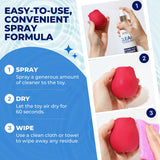 SECRET SENSATIONS Toy Cleaner Spray 240ml - Premium Adult Toy Cleaner for Hygiene - Safe, Gentle, and Effective Toy Cleaner for All Purpose