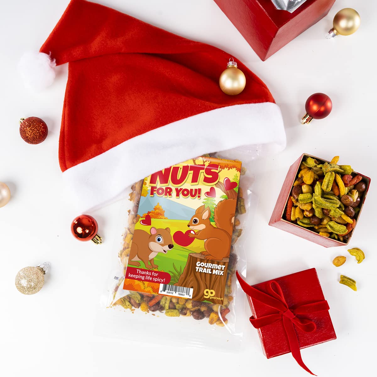 Nuts for You Spicy Trail Mix - Funny Valentine for Adults, Made in America