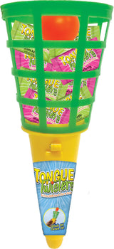 Foreign Candy Tongue Twisters Gel Filled Sour Gum with Click and Catch Toy, 0.99 Ounce