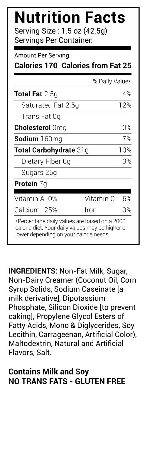 Vanilla Creme Base Drink Mix - 3 LB Bag