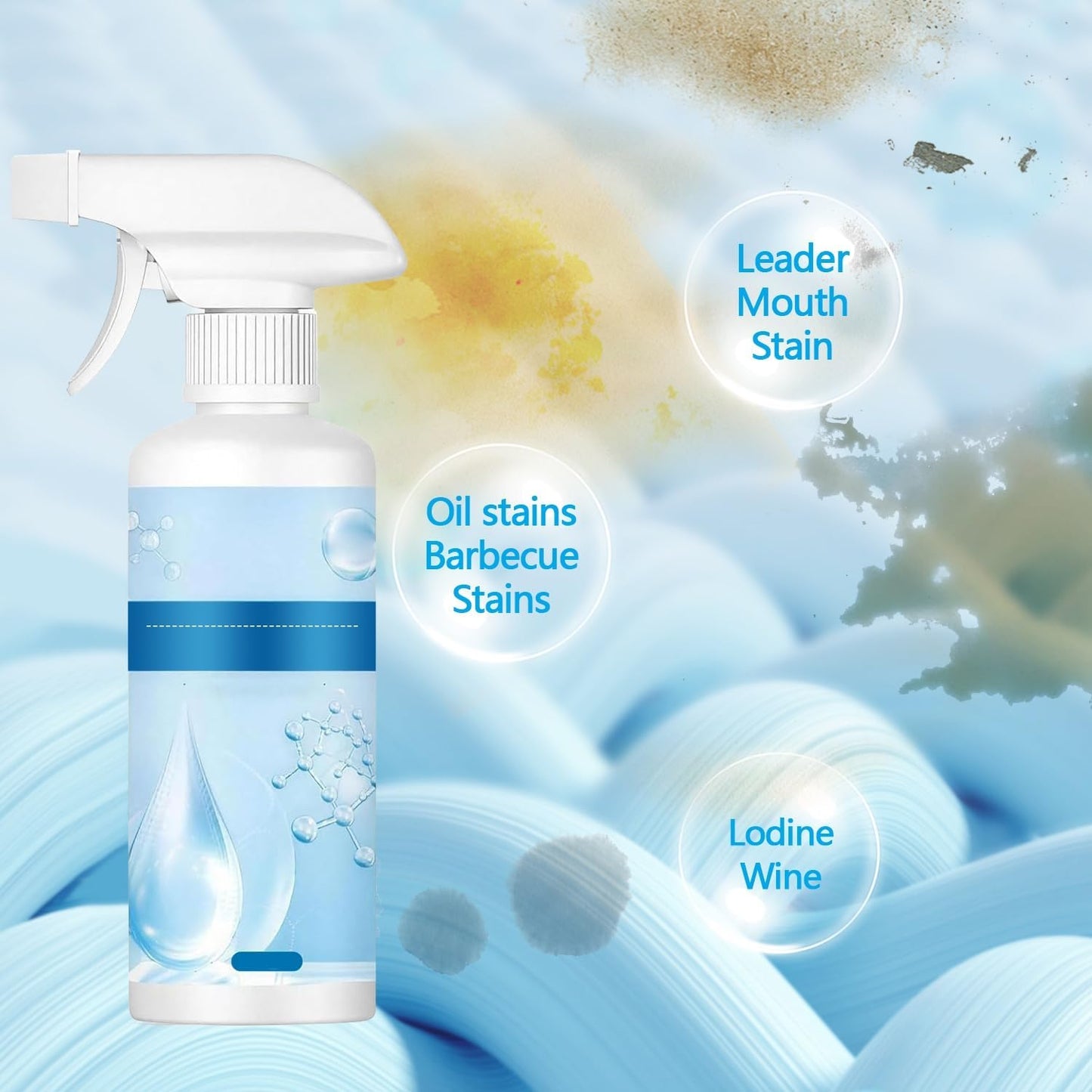 2026 2PCS Clothing Emulsifier Stain Remover, Clean Shop Clothing Emulsifier, Non-ionic Laundry Pre-Treatment, Fabric Conditioner, Spot Stain