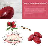 Ohh! Berry Miracle Berry [all 6 of them],Miracle Berries are 100% Natural & Freeze-Dried Friut Snacks to Turn Sour To Sweet and Reduce Sugar Use
