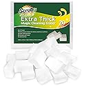 (20 Pack) Extra Thick Magic Sponge Eraser by SCRUBIT- Kitchen, Bathroom, Floor and Wall Cleaner - Miracle Melamine Cleaning Sponges- Durable Long