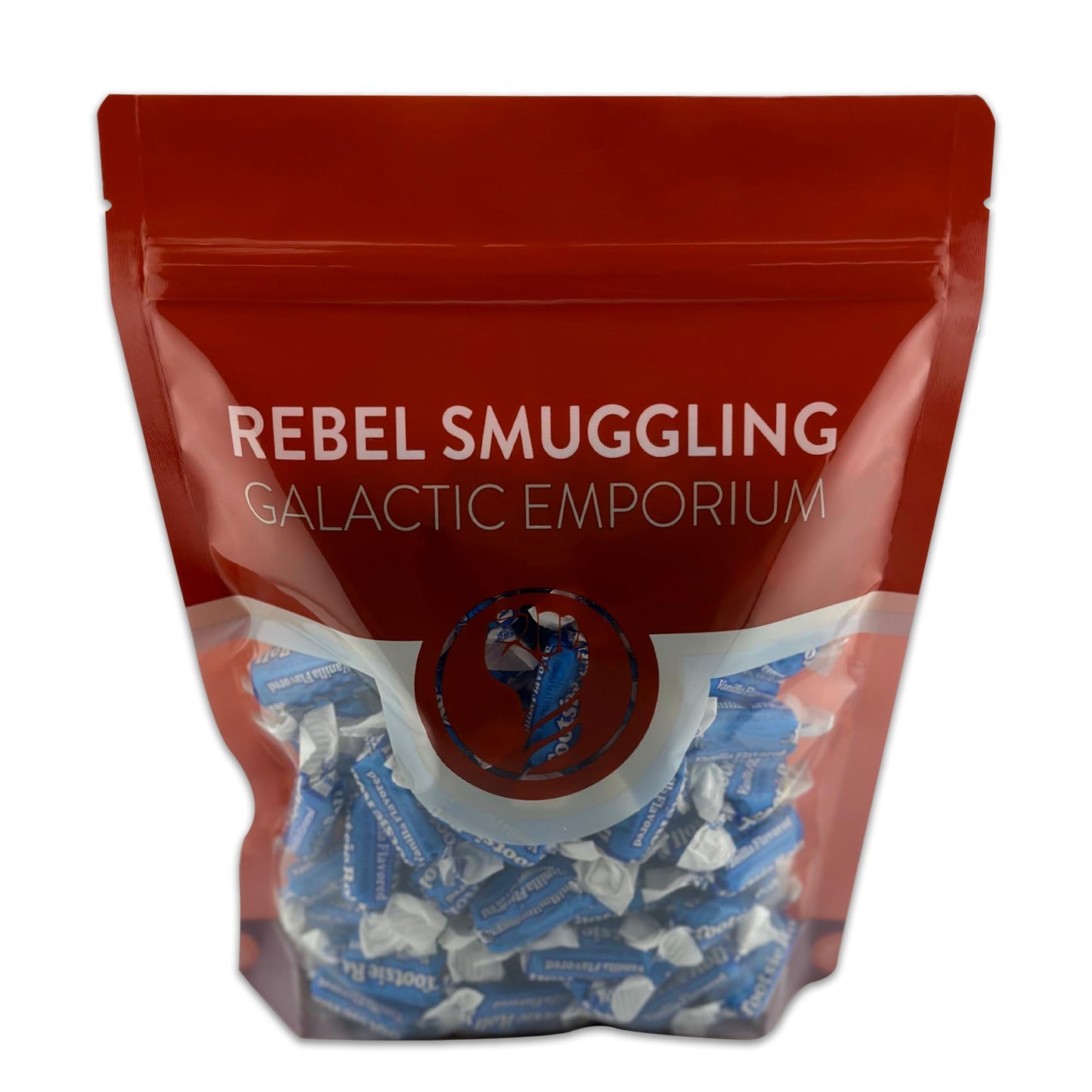 Vanilla Midgees Halloween Candy Fruit Chews Bulk 2lbs bag of Blue Individually Wrapped Candies by Rebel Smuggling Galactic Emporium