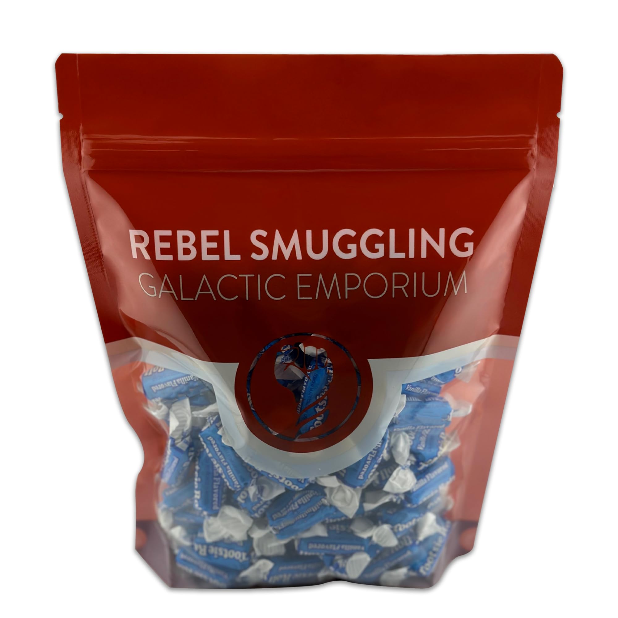 Vanilla Midgees Halloween Candy Fruit Chews Bulk 2lbs bag of Blue Individually Wrapped Candies by Rebel Smuggling Galactic Emporium