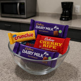 Cadbary Chocolate Bars Bulky Bag Candy for Parties & Gifts (Variety Mix - 50Pc)
