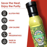 Dave’s Gourmet Creamy Roasted Jalapeno Hot Sauce - Moderately Spicy & Creamy Jalapeno Sauce - Green Hot Sauce for Tacos, Dips & Marinades - Vegan