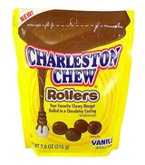 Charleston Chew Rollers Vanilla Snack-To-Go Resealable Bag, 7.6 oz