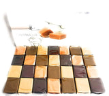Paris Caramel Assorted Caramels: French Gourmet Caramels with Butter 4 Flavors, 14 oz. 36 PC