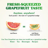 True Grapefruit 32ct (Pack of 1) - Water Enhancer - Bulk Dispenser - 0 Calorie Drink Mix Packets for Water - Sugar Free Grapefruit Flavoring Powder