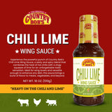 Country Bob's - Chili Lime Wing Sauce - 18 oz (Pack of 1)