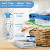 SinkSuds Laundry Detergent Travel Size Liquid Soap TSA Compliant Safe for All Fabrics 6 Packets & 1 Sink Stopper