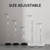 OPTTIDI Broom with Dustpan Combo Set, Hand Broom and Dustpan Set for Sweeping Indoor Angle Broom for Home Office Kitchen Lobby Floor Pet Hair