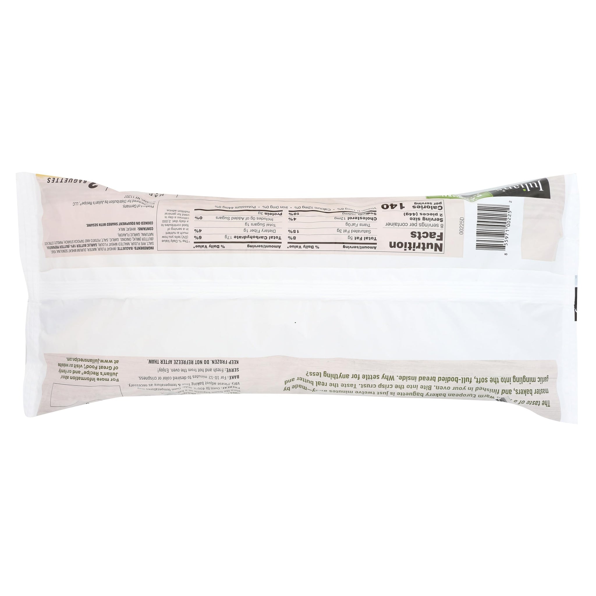 Julians Recipe Garlic and Butter Baguettes, 12.35 OZ