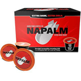 Napalm Coffee Single Serve Pods - Extra Dark Roast, Bold & Strong, Arabica, 12 Count (Pack of 1)