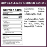 WinCrest Bulk Crystallized Candied Ginger Slices - 5 Lb Case