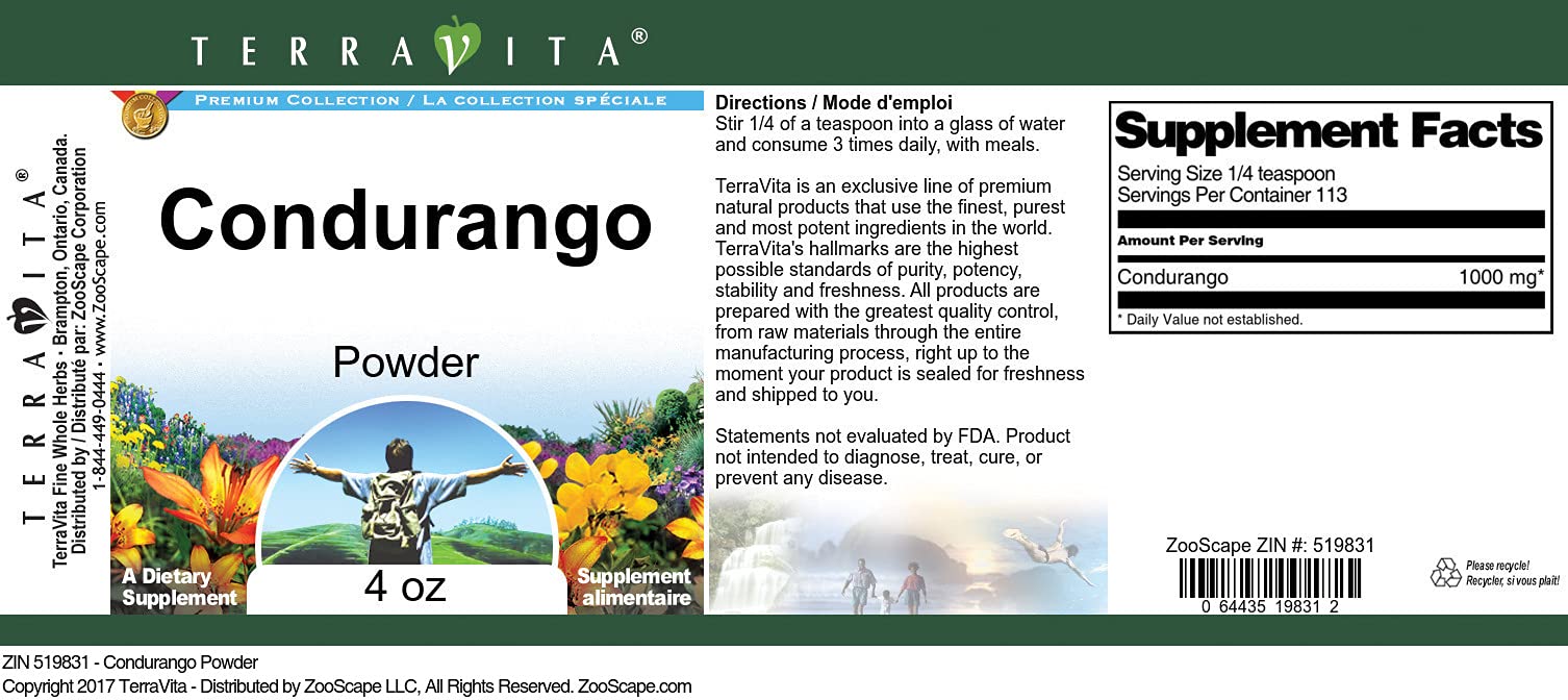 Condurango Powder (4 oz, ZIN: 519831)